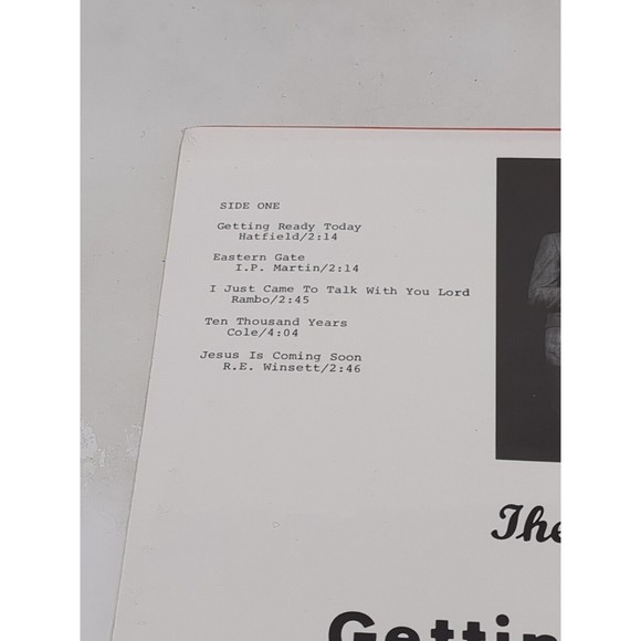 The Crusaders Quartet Getting ready Today Southern Gospel Vinyl Record VTG NEW - Picture 5 of 8